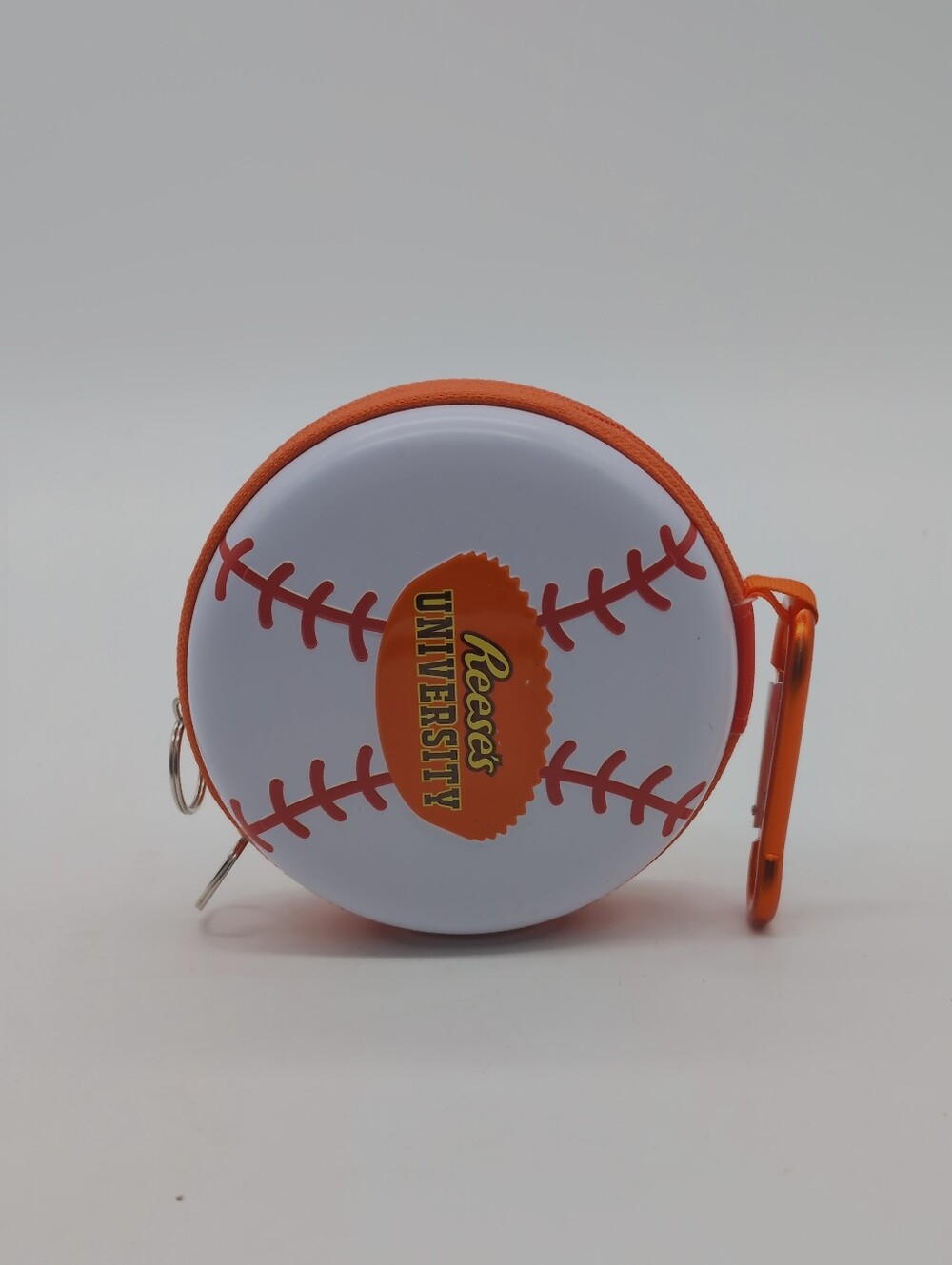 Reese's University Baseball Coin Purse - White & Orange